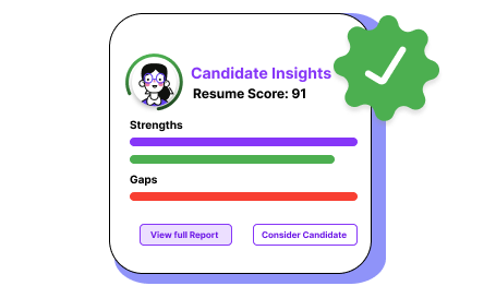 Review Structured Insights Instead of Raw Resumes